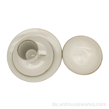 Western Modern Style Ceramic Geschirr Farbe Glasur Abendessen